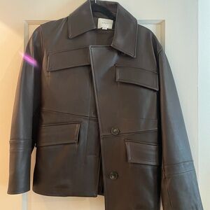 Brown 100% Lamb Leather Jacket